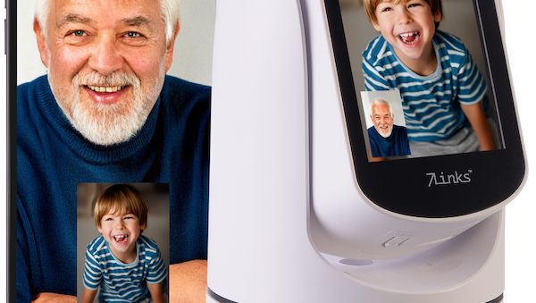 WLAN-Überwachungskamera mit Videotelefonie & 360°-Rundumsicht