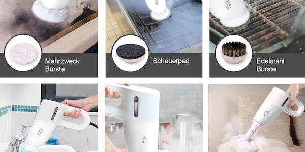Sichler 3in1 Dampfreiniger: Kraftvoll, vielseitig & hygienisch – ohne Chemie