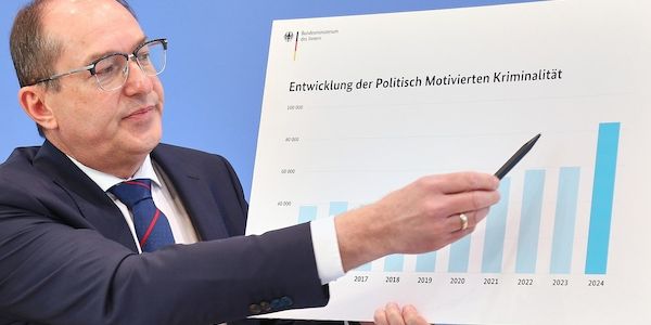 Politisch motivierte Kriminalität steigt erneut massiv