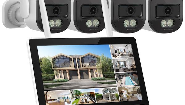 VisorTech WLAN-Überwachungssystem mit 2K-Kameras und 800 m Reichweite