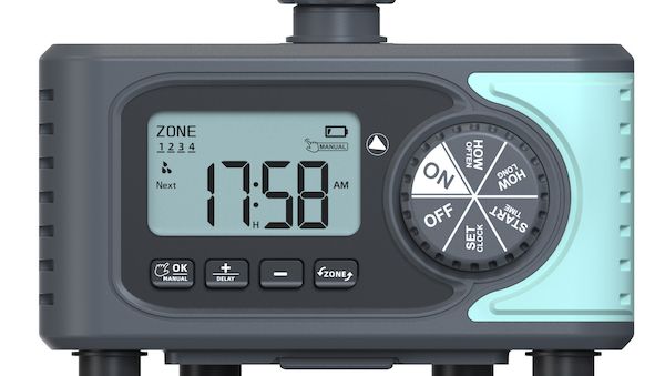 Digitale 4-Zonen-Bewässerung für präzise Gartenpflege