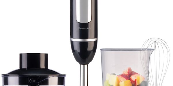 Leistungsstarker 4in1-Stabmixer mit 1.000 W, Zubehör und Turbofunktion