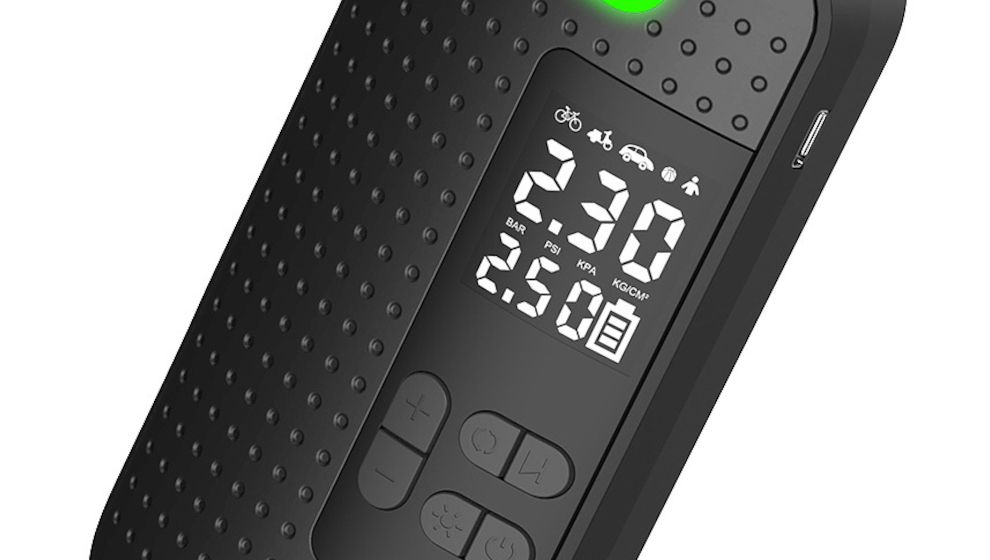 Mini-Akku-Kompressor mit 150 psi und LED-Display für unterwegs