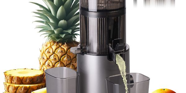 Schonender Kalt-Entsafter für ganze Früchte ohne Vorschneiden