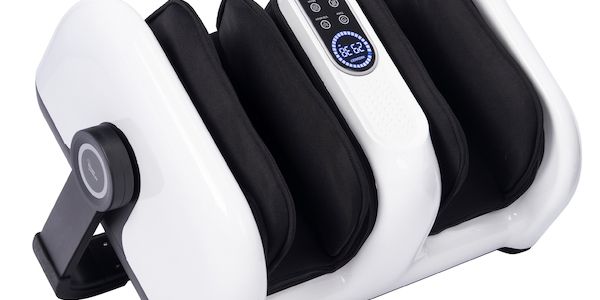 Shiatsu-Fuß- und Wadenmassage mit Wärme und Fernbedienung