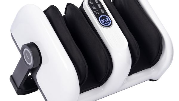 Shiatsu-Fuß- und Wadenmassage mit Wärme und Fernbedienung
