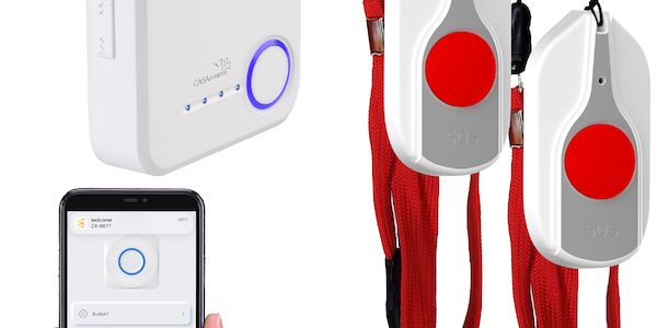 Smartes SOS-Notrufsystem mit App-Benachrichtigung und 180 m Reichweite