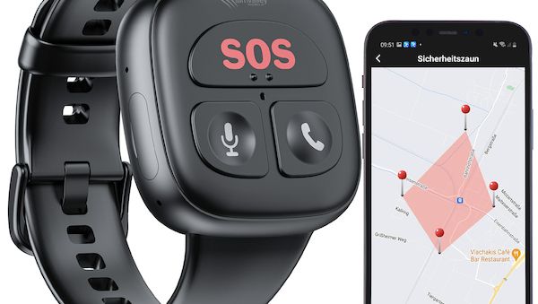 Notrufarmband mit GPS-Ortung und Sturzsensor