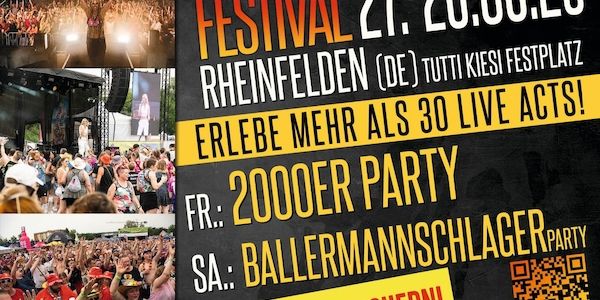 Baden goes Ballermann: Großartiges Programm beim Rheingaudi Festival 2025
