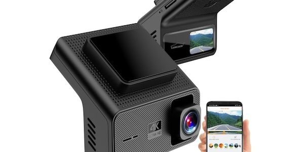 Lescars 4K-Dashcam mit GPS erfasst Fahrten in Ultra-HD-Qualität