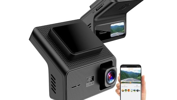 Lescars 4K-Dashcam mit GPS erfasst Fahrten in Ultra-HD-Qualität