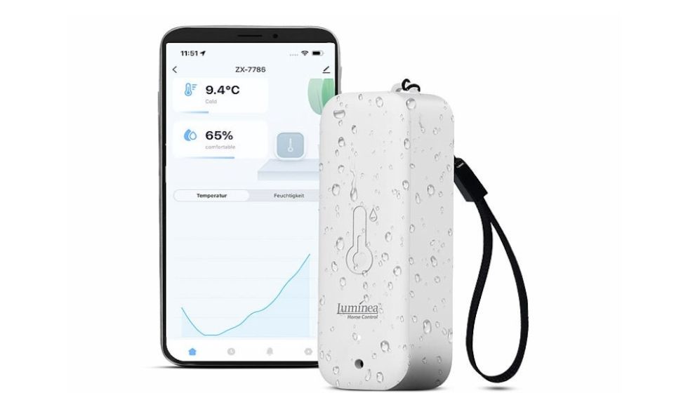 Temperatur und Luftfeuchtigkeit per App im Blick