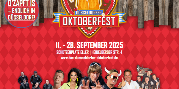 Tradition trifft Mallefeeling - Das Düsseldorfer Oktoberfest vom 11. – 28.09.2025