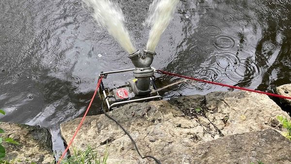 Nothilfe stabilisiert Sauerstoffgehalt im Probstsee