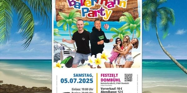FFW Markt Dombühl: Originale Ballermann Party zum 150-jährigen Jubiläum