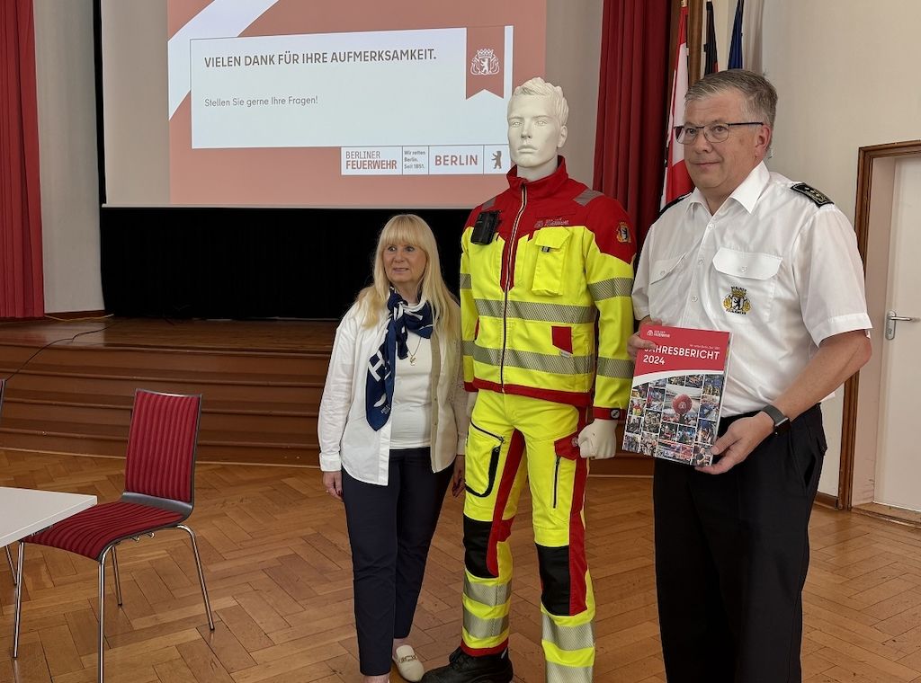 Jahresbericht: Berliner Feuerwehr hat im Jahr 2024 einen neuen Höchststand an Einsätzen bewältigt 