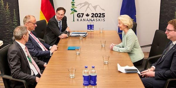 Hardt sieht G7-Gipfel als "Feuertaufe" für Merz