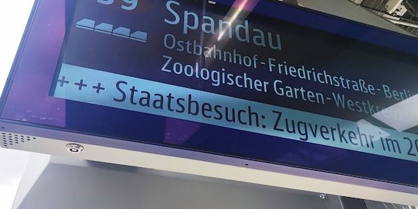 Verkehrseinschränkungen in Berlin-Mitte wegen Staatsbesuch