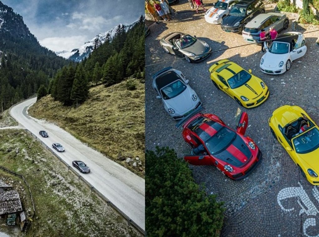 Schwäbische Boliden in der Tiroler Bergwelt: 911er-Treffen im 5-Sterne SPA Hotel Jagdhof im Stubaital
