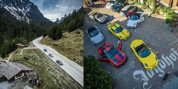 Schwäbische Boliden in der Tiroler Bergwelt: 911er-Treffen im 5-Sterne SPA Hotel Jagdhof im Stubaital