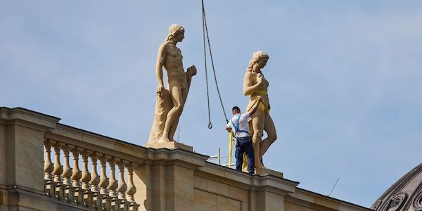 Letzte Arbeiten am Berliner Humboldt Forum