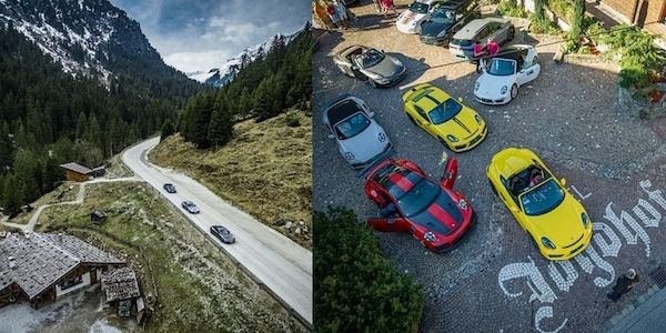 Schwäbische Boliden in der Tiroler Bergwelt: 911er-Treffen im 5-Sterne SPA Hotel Jagdhof im Stubaital