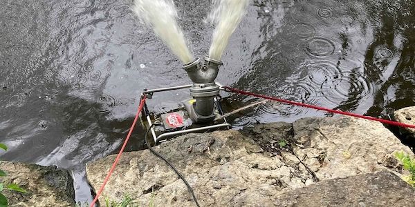 Nothilfe stabilisiert Sauerstoffgehalt im Probstsee