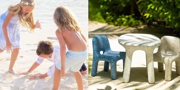 The Nautilus Maldives und ecoBirdy schaffen aus recycelten Spielzeugen nachhaltige Spielräume für junge Gäste.