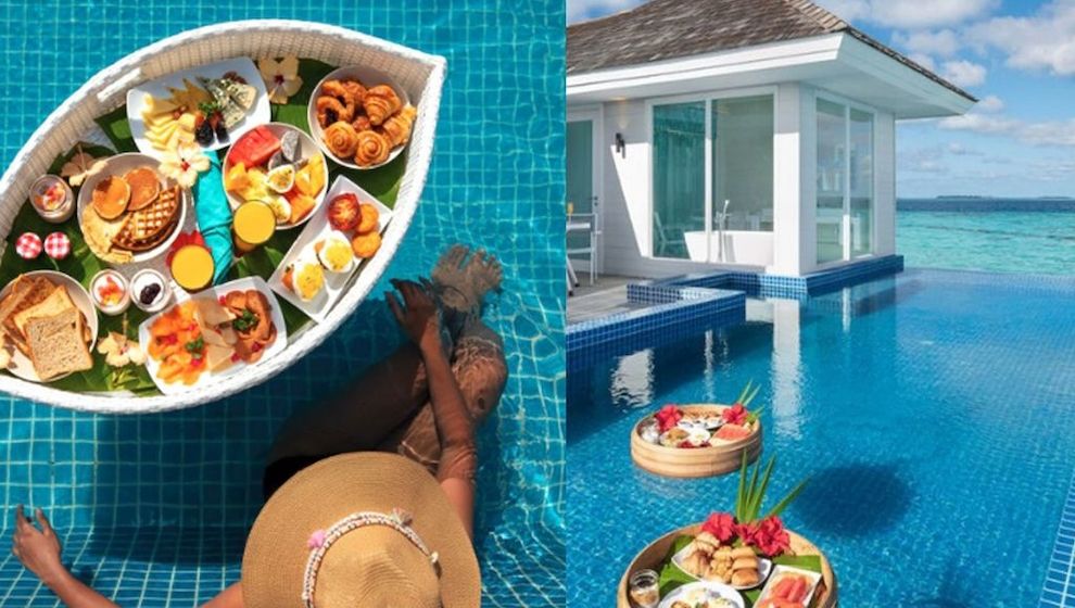 Kandima Maldives: „Frühstück in Sicht!“ Das unkonventionelle, erschwingliche Lifestyle Resort Kandima serviert ein „Floating Breakfast“ mit frischen maledivischen Zutaten!