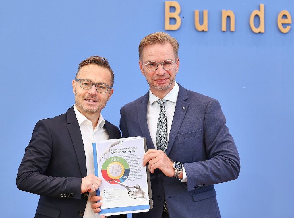 Steuerzahlerbund beklagt steigende Einkommensbelastungsquote