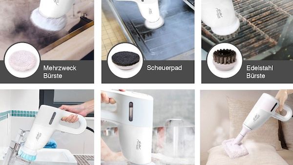 Sichler 3in1 Dampfreiniger: Kraftvoll, vielseitig & hygienisch – ohne Chemie