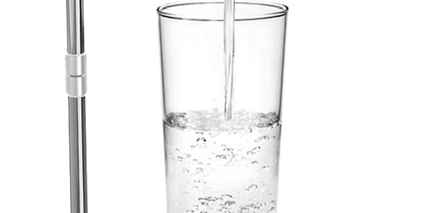 Wasser auf Knopfdruck - Akku-Trinkwasser-Pumpe von Rosenstein & Söhne