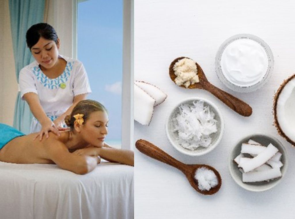 Die esKape-Spas im Nova und Kandima Maldives setzen mit  Kokosnuss-Treatments auf die Kräfte des Nationalbaumes