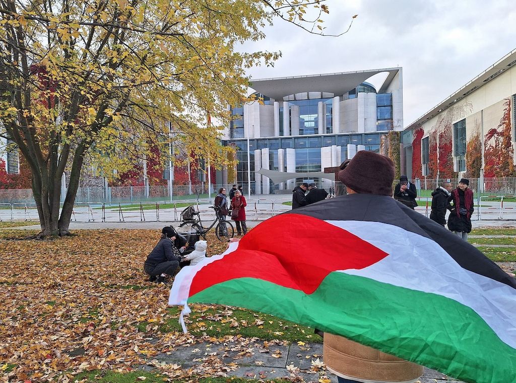 Gaza-Protestcamp darf zurück vors Bundeskanzleramt
