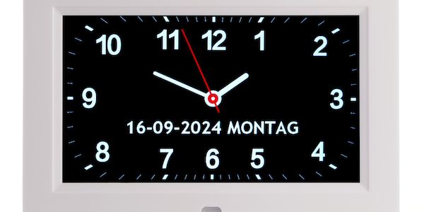Digitale Senioren-Uhr mit Mediaplayer und Erinnerungsfunktion