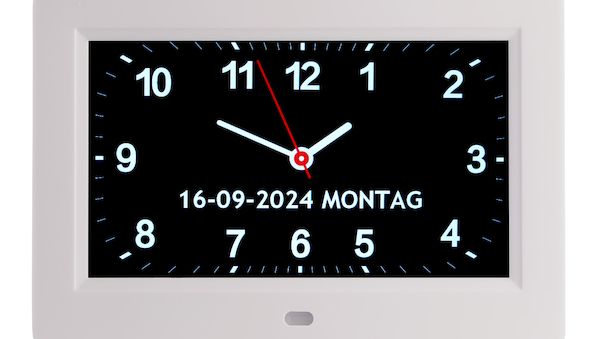 Digitale Senioren-Uhr mit Mediaplayer und Erinnerungsfunktion