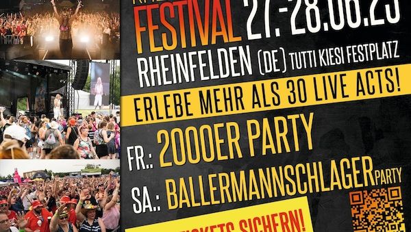 Baden goes Ballermann: Großartiges Programm beim Rheingaudi Festival 2025