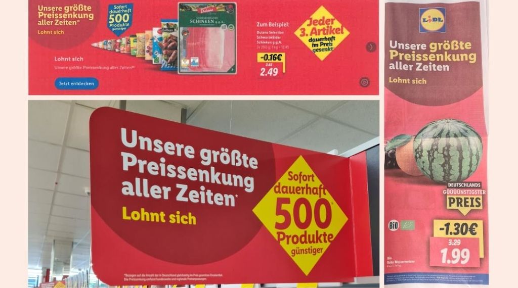 Verbraucherzentrale verklagt Lidl wegen irreführender Werbung zur „größten Preissenkung aller Zeiten“
