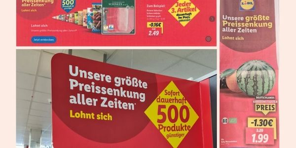 Verbraucherzentrale verklagt Lidl wegen irreführender Werbung zur „größten Preissenkung aller Zeiten“