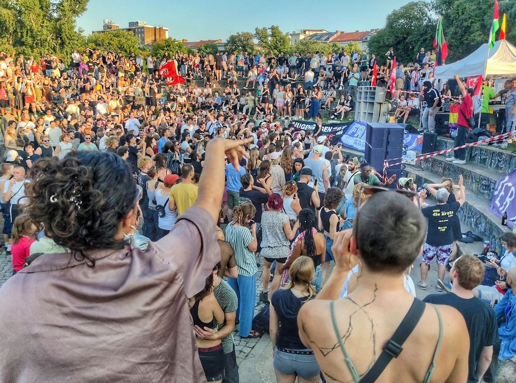 "Rave against the Zaun" wird zur Anti-Israel-Demo