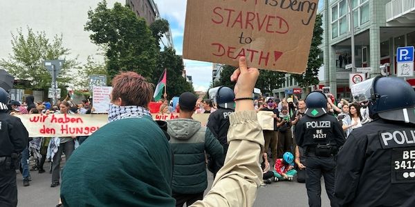 Berlin: Demonstranten fordern Ende des Hungers in Gaza