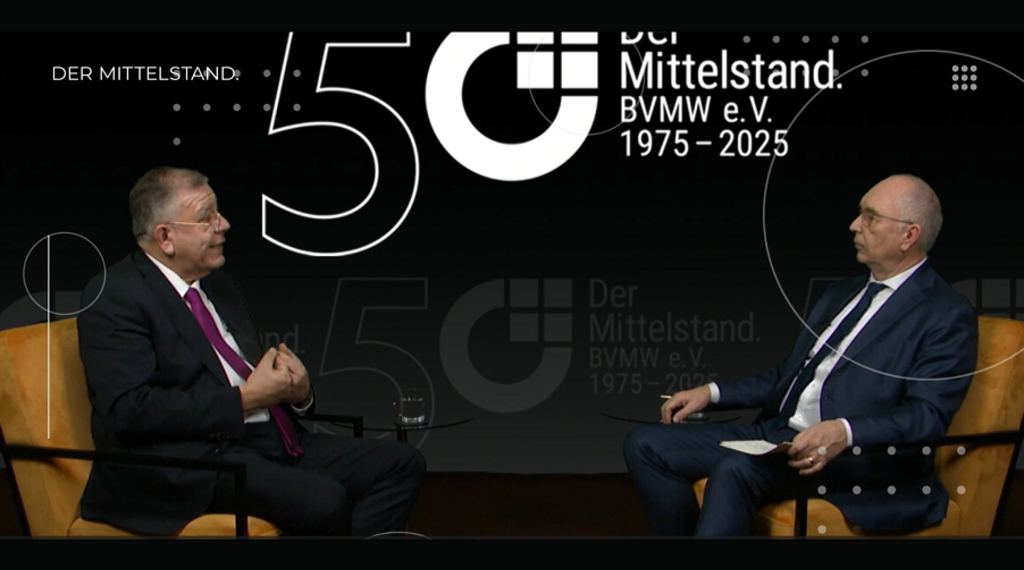 Neues TV-Format geht auf Sendung: Berlins Topkommunikator Frank Schmeichel moderiert „Der Mittelstand.Das Unternehmergespräch“