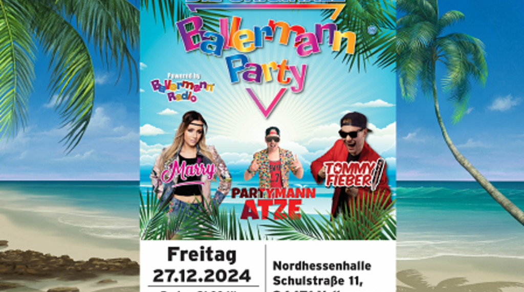 Partystimmung nach Weihnachten: Die Ballermann Party in Volkmarsen