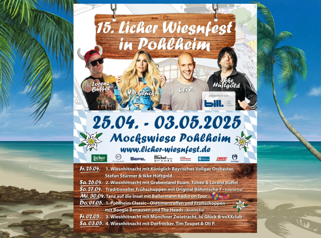 Nicht verpassen: Vorverkauf für das 15. Licher Wiesnfest in Pohlheim bereits gestartet