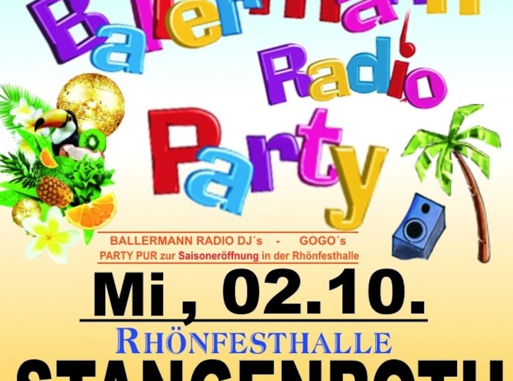Legendär wie immer: Originale Ballermann Party in Stangenroth steht an