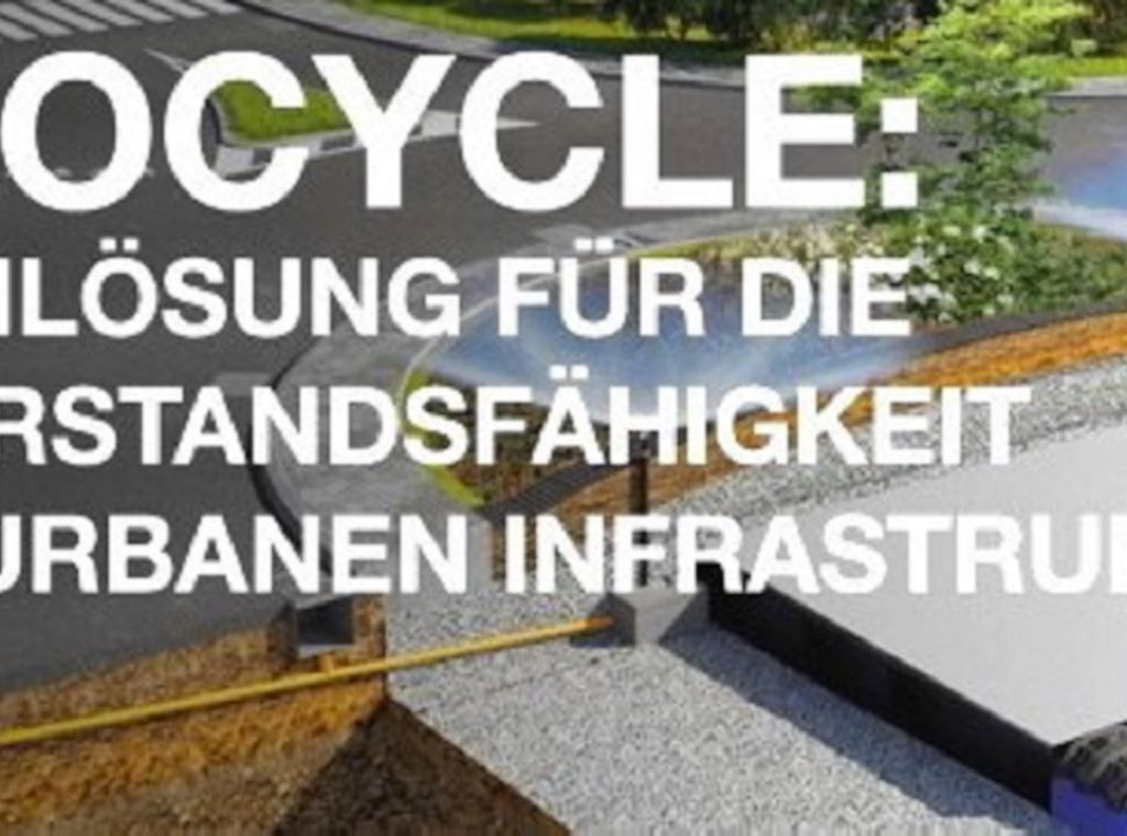 Kreisverkehrsinsel mit kostensparendem Design 