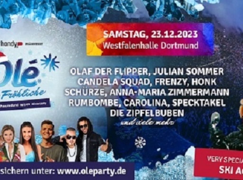 Olé du Fröhliche: Eventtipp für Ballermann-Feeling zu Weihnachten