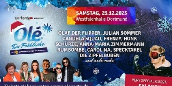Olé du Fröhliche: Eventtipp für Ballermann-Feeling zu Weihnachten