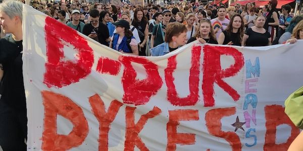 Mehrere Tausend Teilnehmer bei "Dyke-March" in Berlin