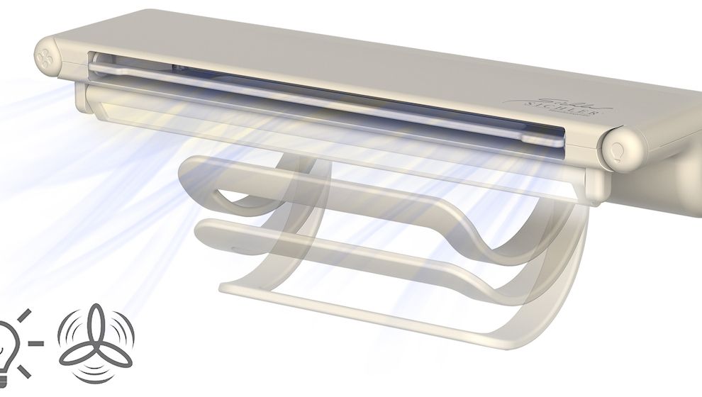 2in1-USB-LED-Leuchte mit Ventilator für Bildschirm oder Mobil-Einsatz